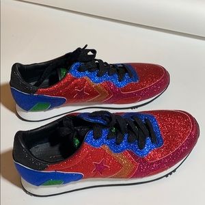 Glitter colorful converse sneakers